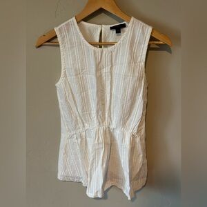J. Crew Sleeveless White Top